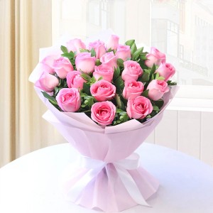 Pink Roses Bunch